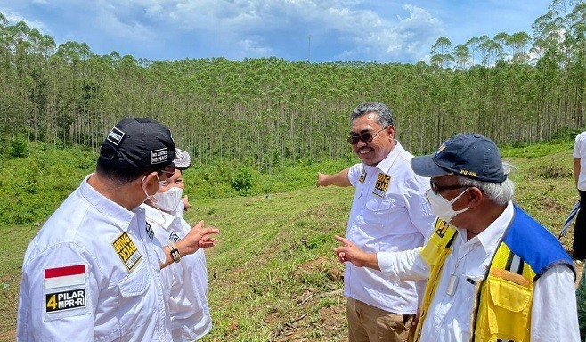 Tinjau Lokasi IKN, Gus Jazil: Nusantara Harus Menjadi Kekuatan Baru Indonesia 