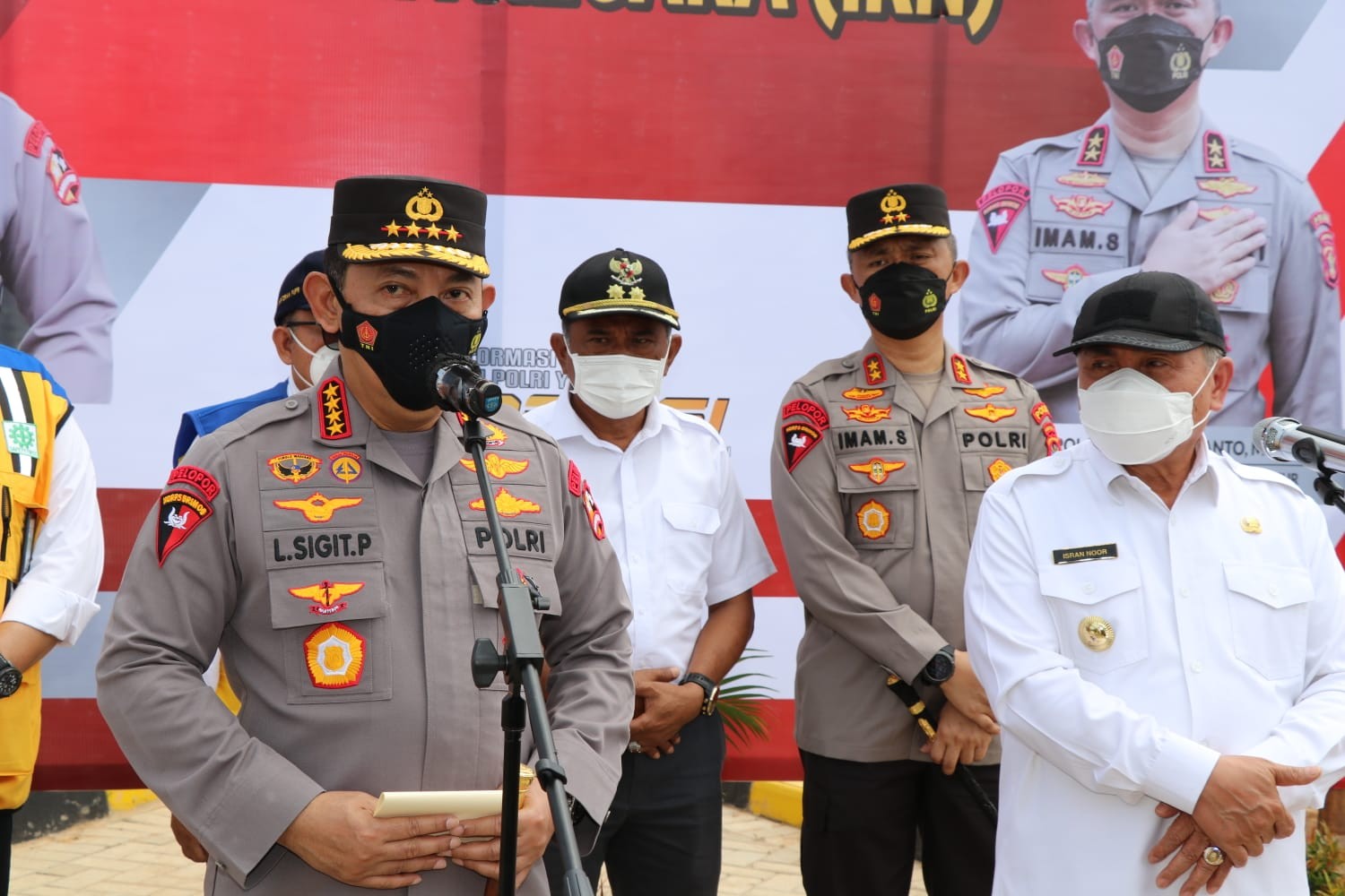 Pastikan Pembangunan Berjalan Lancar, Kapolri Tinjau Langsung IKN