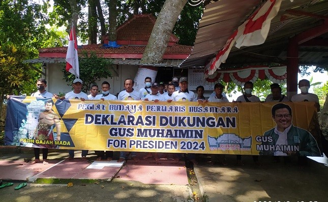 Pewaris Gajah Mada Deklarasikan Muhaimin Capres 2024 di Gunung Ratu