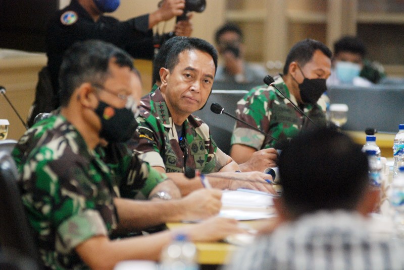 Panglima TNI Raker Dengan Komite I DPD RI