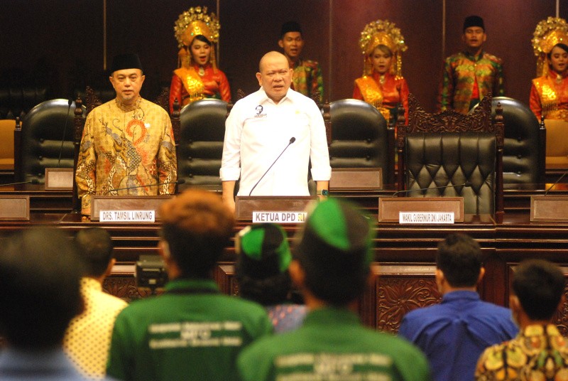 Di Hadapan Kader HMI, LaNyalla Sebut Parpol Sumbang Kompleksitas Persoalan Bangsa