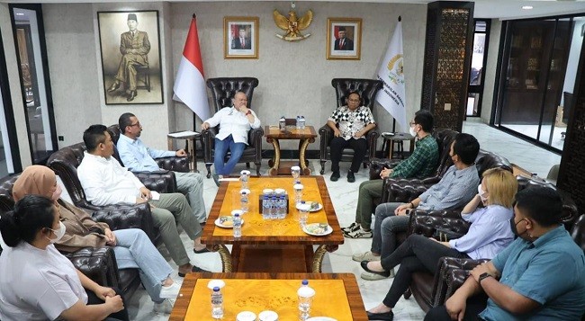 Temui LaNyalla, PBI Berharap Bowling Center Dibangun di Daerah