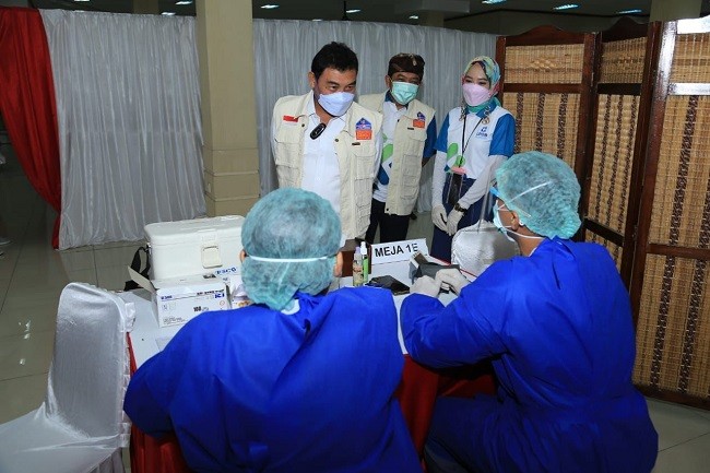 Optimalkan Pelayanan Penyaluran Dana Bergulir, LPDB-KUMKM Gelar Vaksinasi Booster 