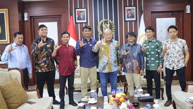 Bertemu Aliansi BEM PTMI, LaNyalla Singgung Mahasiswa Sekarang Melempem