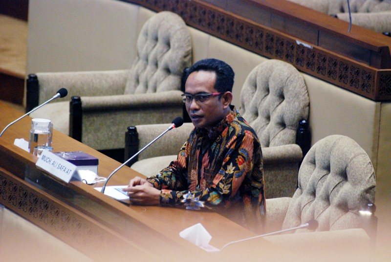 Muchamad Ali Safa'at Ikuti Fit And Proper Test KPU Di DPR