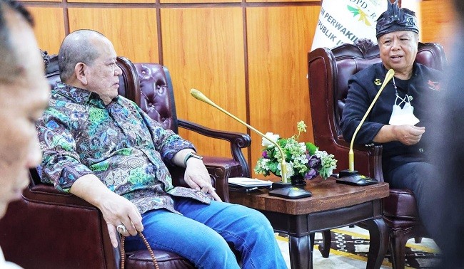Temui LaNyalla, Perkumpulan Pendekar Pencak Silat Indonesia Siap Jalin Sinergi