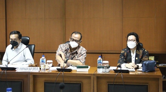 BAP DPD RI Upayakan Penyelesaian Aduan Masyarakat Desa Tribudisyukur