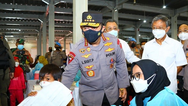 Perkuat Akselerasi Vaksinasi, Kapolri Minta Warga Harus Dipastikan Siap Hadapi Lonjakan Covid-19 