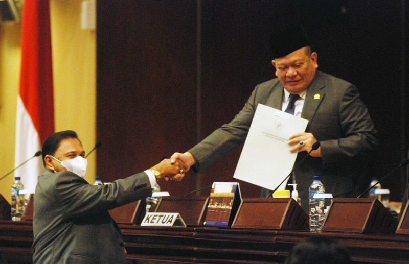 Ketua DPD RI AA LaNyalla Mahmud Mattalitti Membuka Sidang Paripurna ke-8