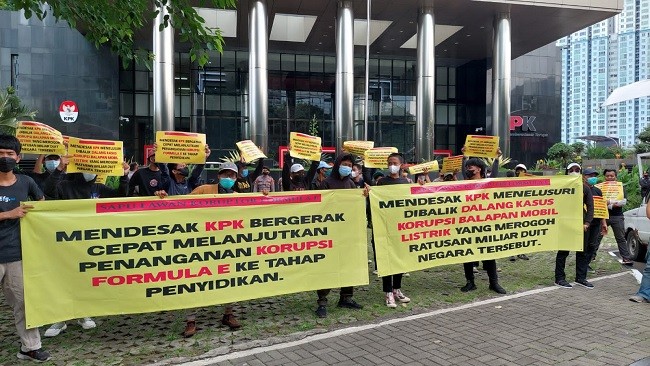 KPK 'Cium' Dugaan Korupsi Formula E, SAPU: Tangkap 'Tuyul' yang Habiskan Uang Rakyat Jakarta