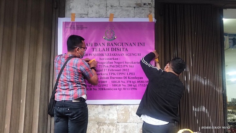 Lagi, Jampidsus Kejagung Sita Aset Tanah dan Bangunan Milik Tersangka TPPU di LPEI