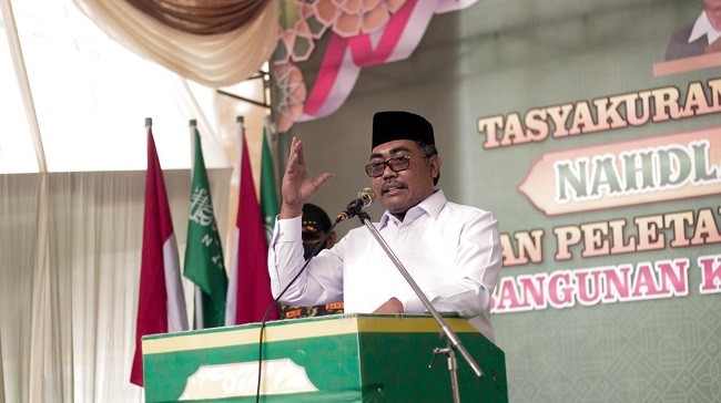 Gus Jazil Ajak Para Pengusaha Gresik Terlibat Pembangunan Kantor MWC NU Manyar 