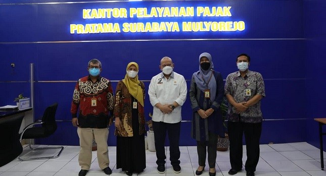 Datangi KPP Pratama Surabaya Mulyorejo, Ketua DPD RI Ajak Wajib Pajak Laporkan SPT Tahunan