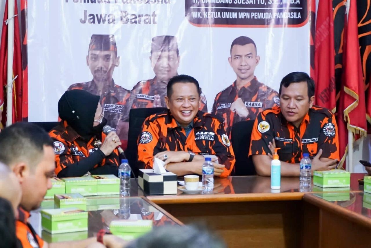 Bamsoet Sambangi MPW Pemuda Pancasila Jawa Barat, Dukung Pelaksanaan Apel Siaga Kesetiaan