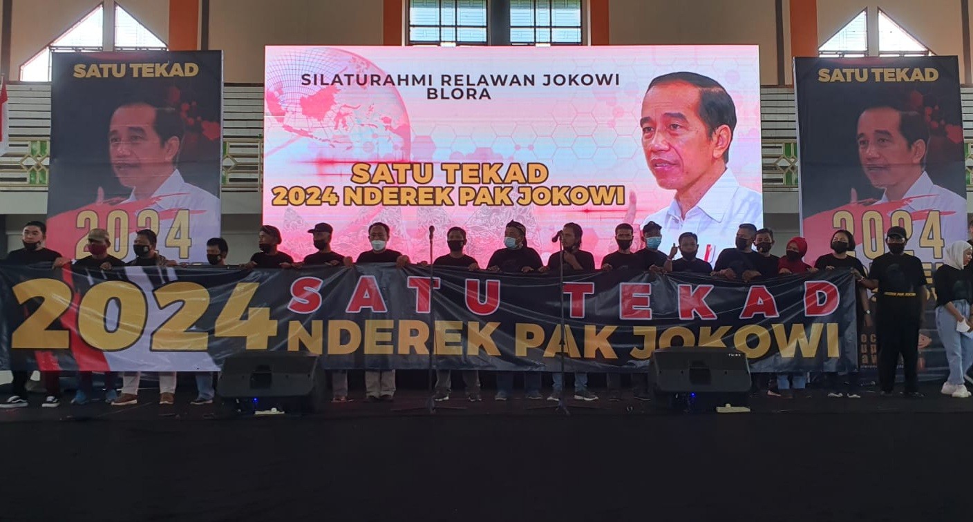 Relawan Berkumpul di Blora, Pastikan 2024 Tegak Lurus Kawal Jokowi