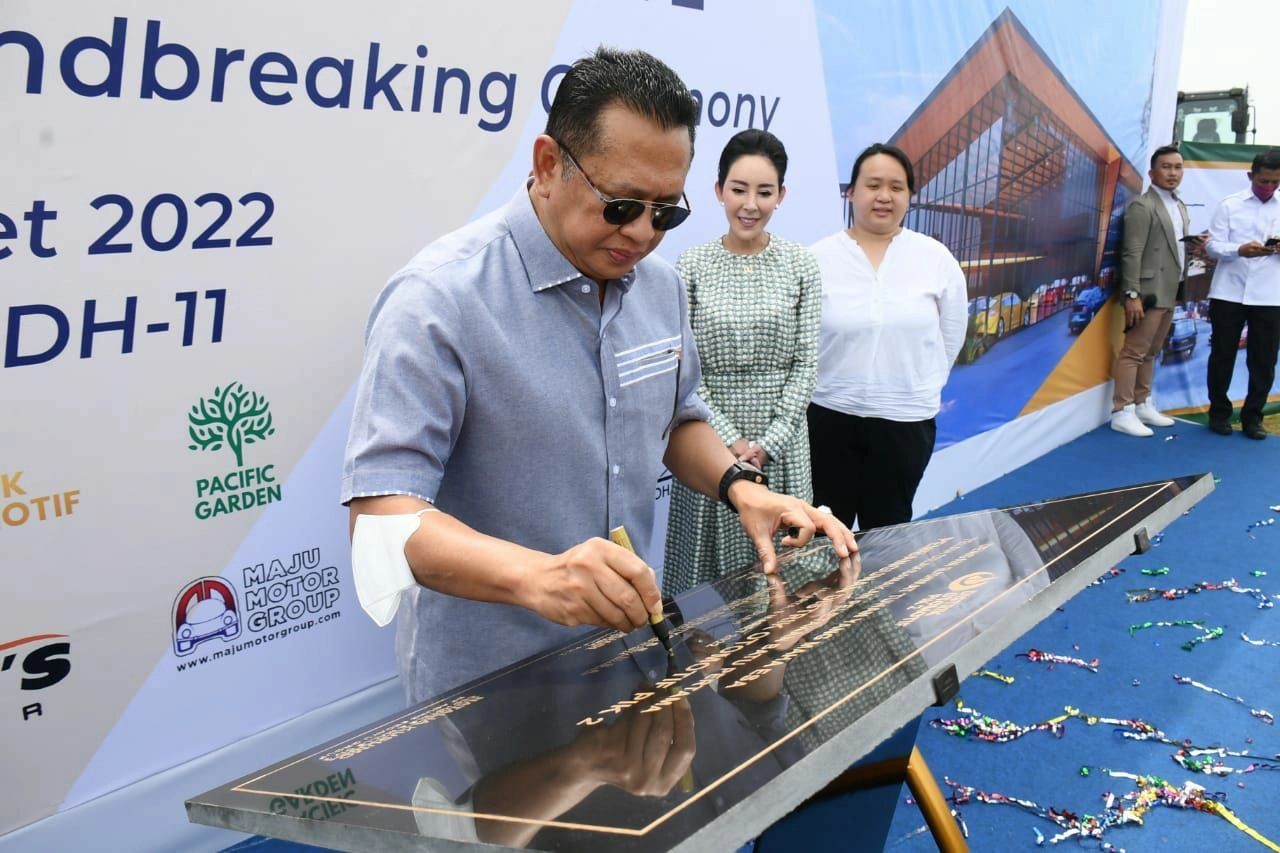 Bamsoet Lakukan Ground Breaking Distrik Otomotif PIK 2 Terbesar di Indonesia