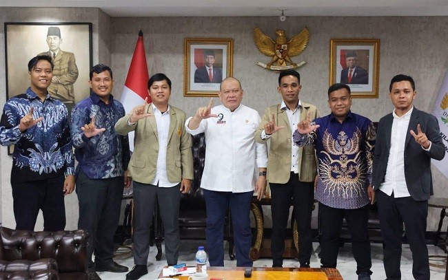 Temui Ketua DPD RI, Aktivis Permahi Tolak IKN dan Penundaan Pemilu