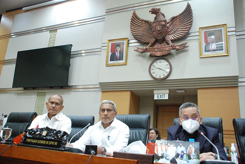 Densus 88 Polri Raker Dengan Komisi III DPR
