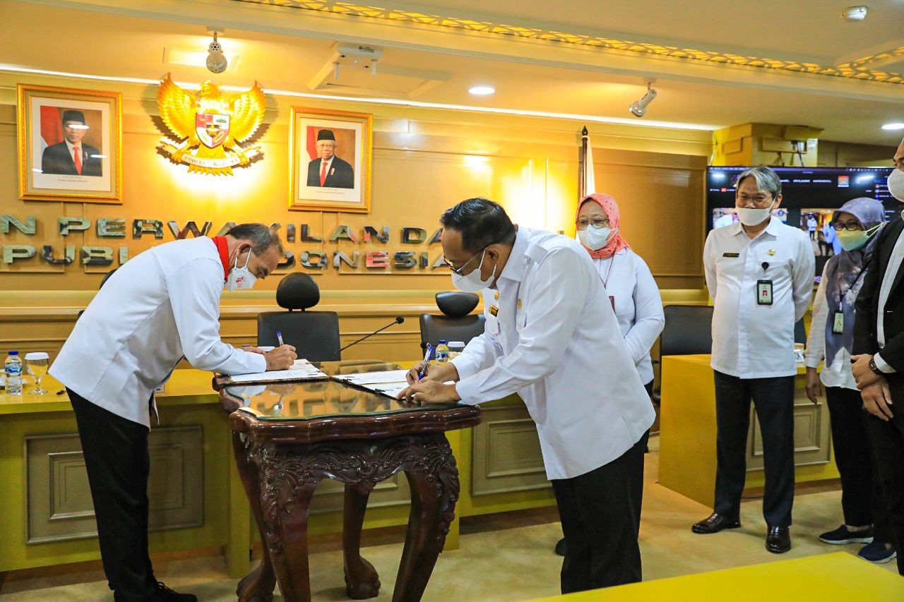 Tingkatkan Layanan SPBE, Setjen DPD RI Gandeng BSSN