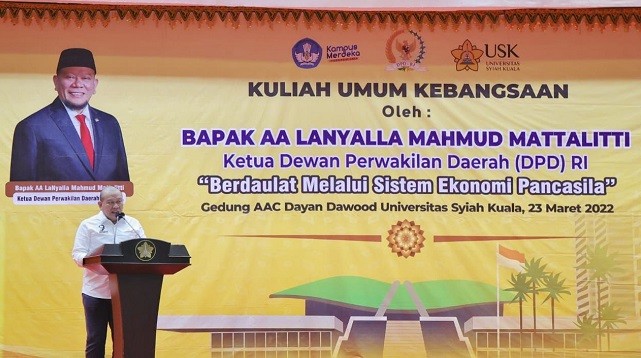 LaNyalla Berharap Konsep 4P Jadi RUU Kemakmuran Daerah