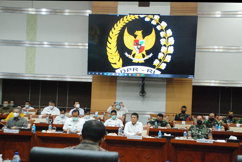 Raker Komisi I DPR Dengan Kemenhan, Panglima TNI