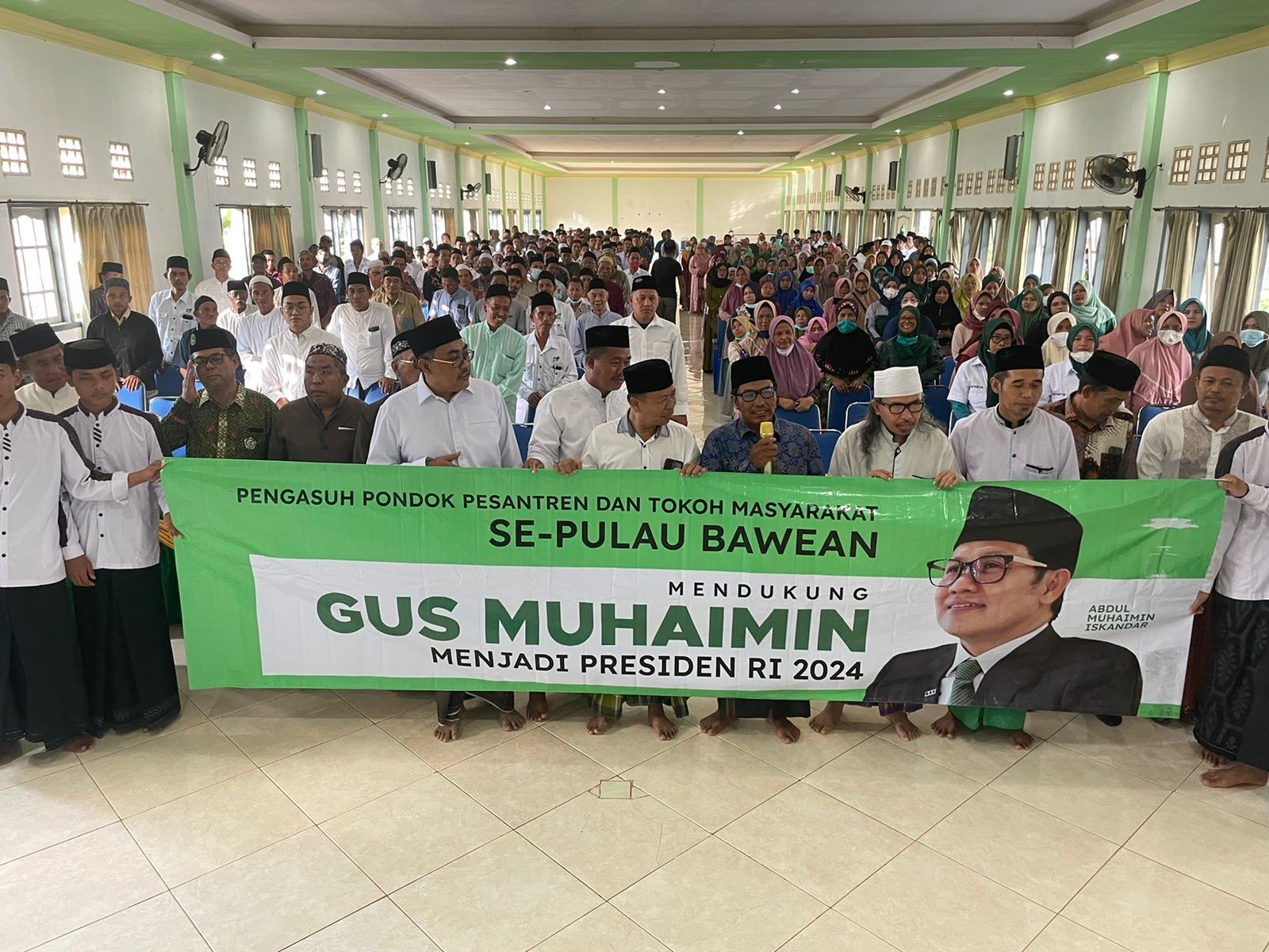 Pengasuh Pesantren dan Tokoh Masyarakat se-Pulau Bawean Deklarasikan Gus Muhaimin Presiden 2024