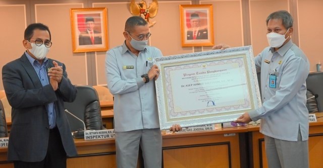 Setjen DPR RI Kembali Raih Penghargaan Wilayah Bebas Korupsi