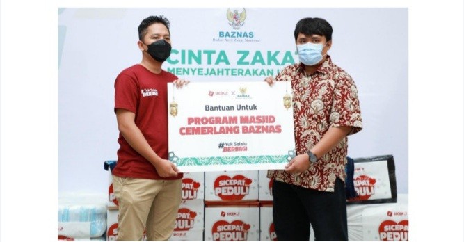 Gandeng Baznas, Perusahaan Ekspedisi 'SiCepat Ekspres' Salurkan Bantuan Program Masjid Cemerlang
