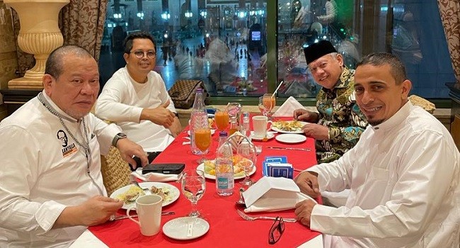 Disambut Dubes Aziz, Ketua dan Wakil Ketua DPD RI Awali Kunjungan Kerja ke Madinah 