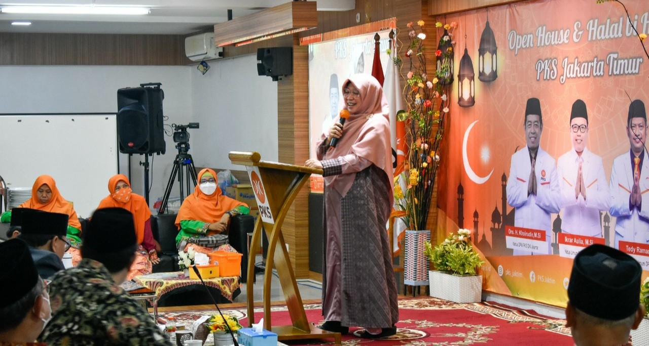 Di Acara Halal Bihalal DPD PKS Jaktim, Anis Sampaikan Tiga Syarat Kemenangan