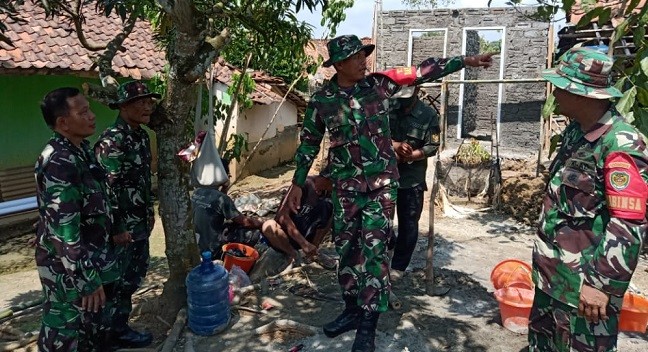 Perhatikan Masalah Kesehatan, TMMD Ke-113 Kodim 0619/Purwakarta Bangun MCK Komunal