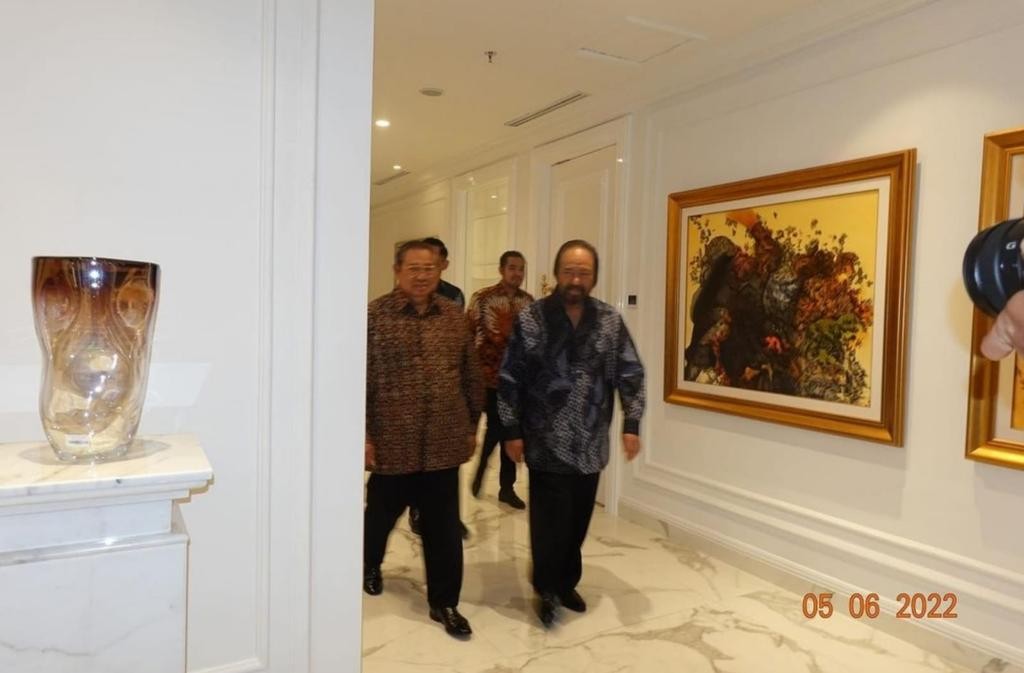 Diam diam SBY Temui Surya Paloh