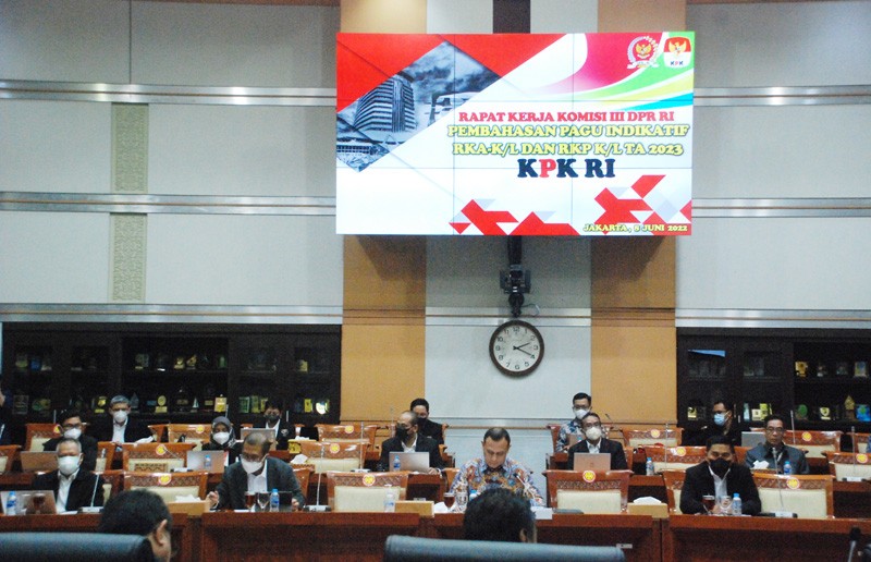 KPK Raker Dengan Komisi III DPR RI