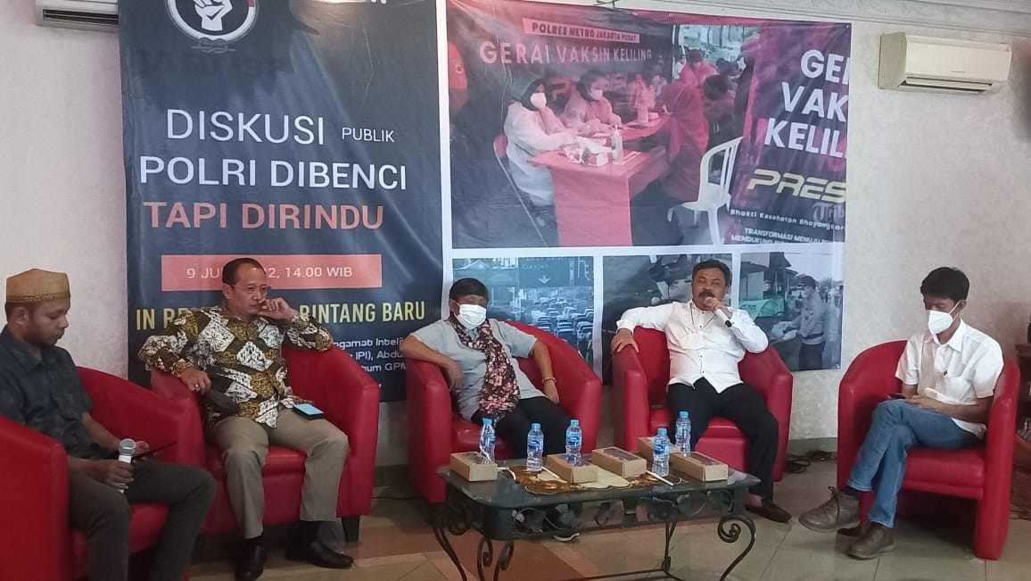 Diskusi JARI 98 'Polri Dibenci Tapi Dirindu', Slogan Presisi Dipuji Beradaptasi saat Situasi Darurat