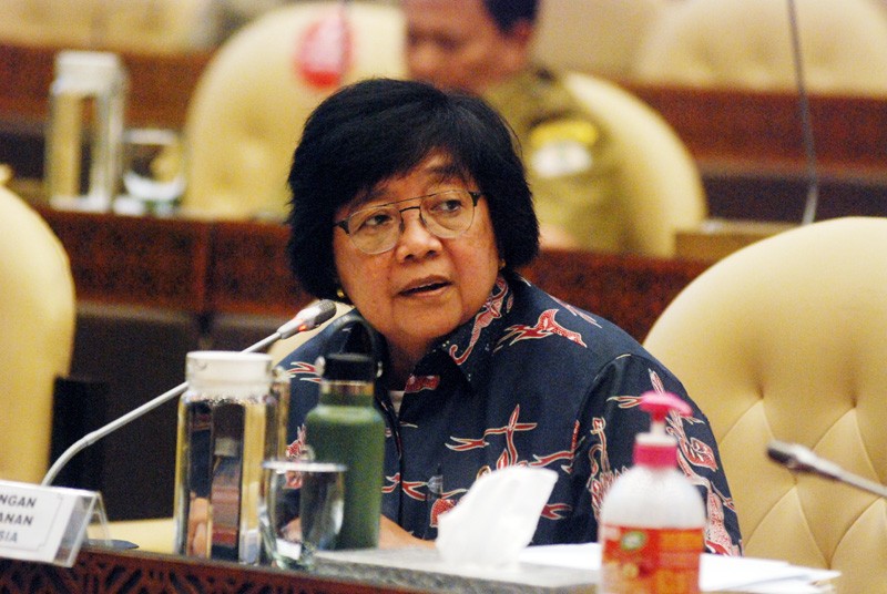 Menteri LHK Siti Nurbaya Raker Dengan Komisi IV