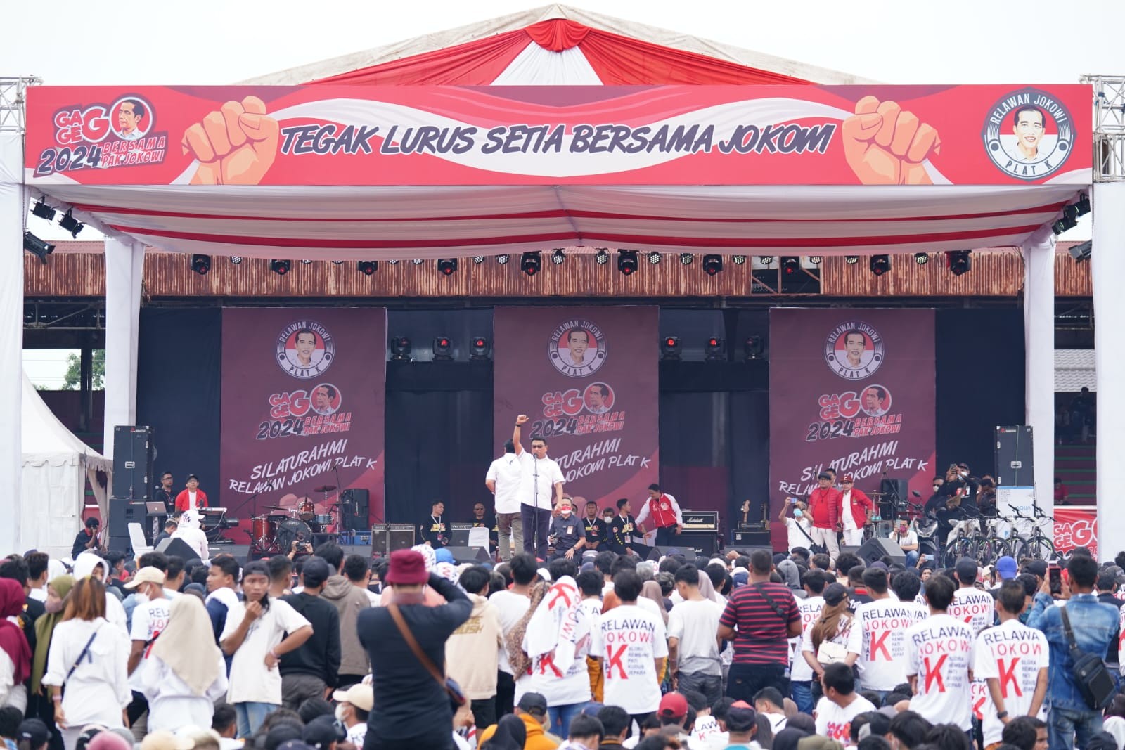 Relawan Plat K Nyatakan Setia dan 2024 Nderek Jokowi