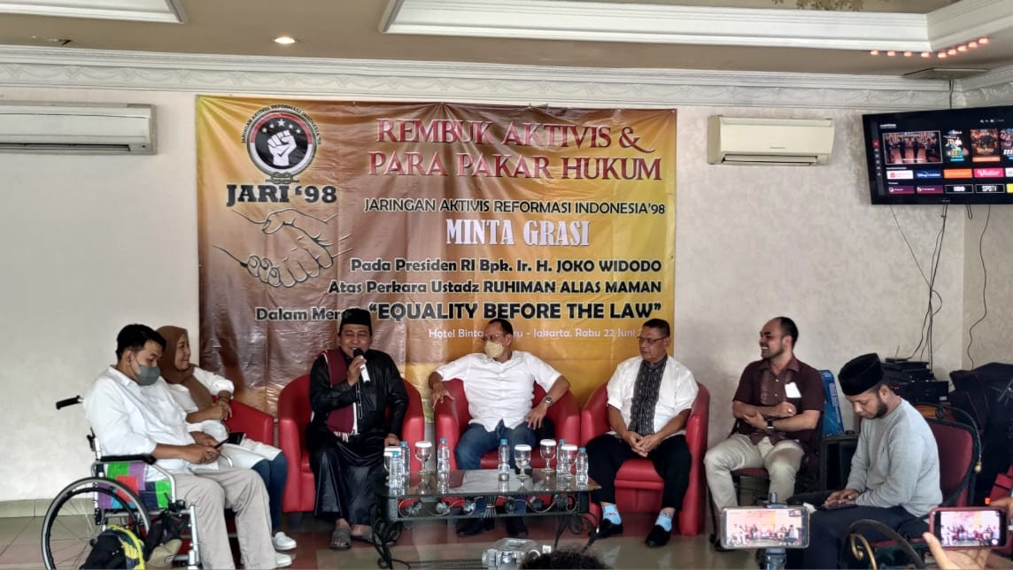 JARI 98 Gelar Rembuk Aktivis untuk Ajukan Grasi Ustadz Ruhiman