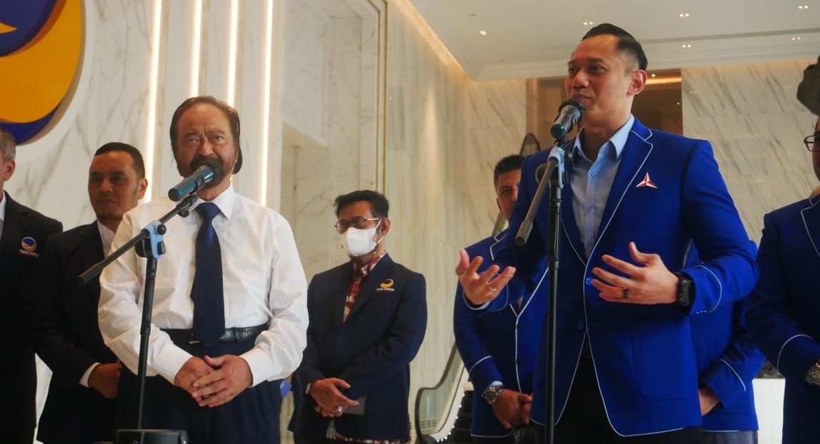 Sudah Tiga Kali Bertemu Dengan NasDem, AHY Akui Semakin Hangat, Makin Harmonis