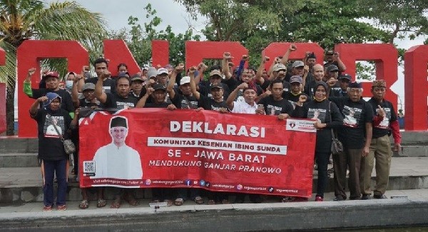 Komunitas Kesenian Ibing Sunda se-Jawa Dukung Penuh Ganjar jadi Presiden 2024