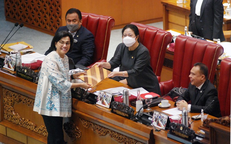 Rapat Paripurna Penyampaian Laporan Badan Anggaran DPR RI