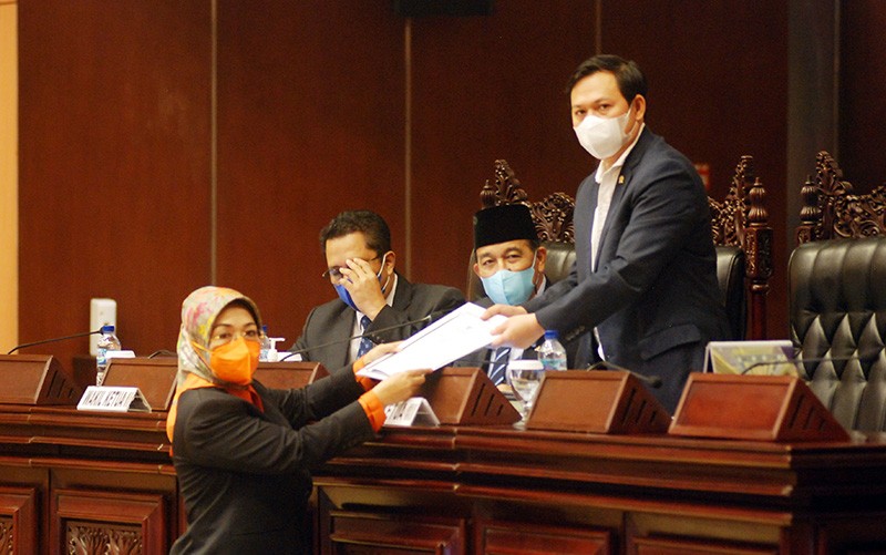 DPD Gelar Sidang Paripurna Ke-12 Masa Sidang V Tahun Sidang 2021-2022.