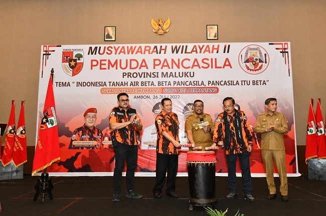 Buka Muswil II PP Provinsi Maluku, Ketua MPR RI  Ajak Bangun Narasi Kebangsaan