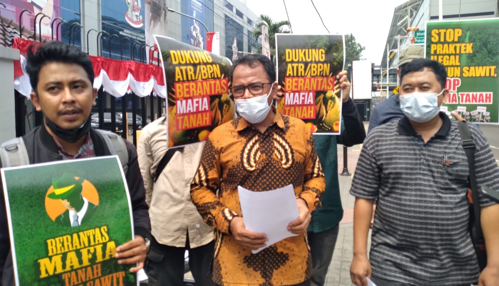 Sawit Watch Laporkan Dugaan Mafia Tanah di Kalsel ke Kementerian ATR/BPN