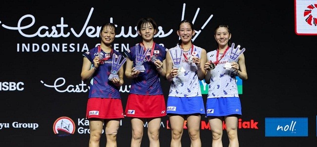 Hasil Drawing, Empat Ganda Putri Jepang Langsung Lolos ke Round 2 Kejuaraan Dunia BWF 2022