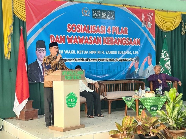 Sosialisasi Empat Pilar, Yandri: Wawasan Kebangsaan Warga MA Tak Perlu Diragukan