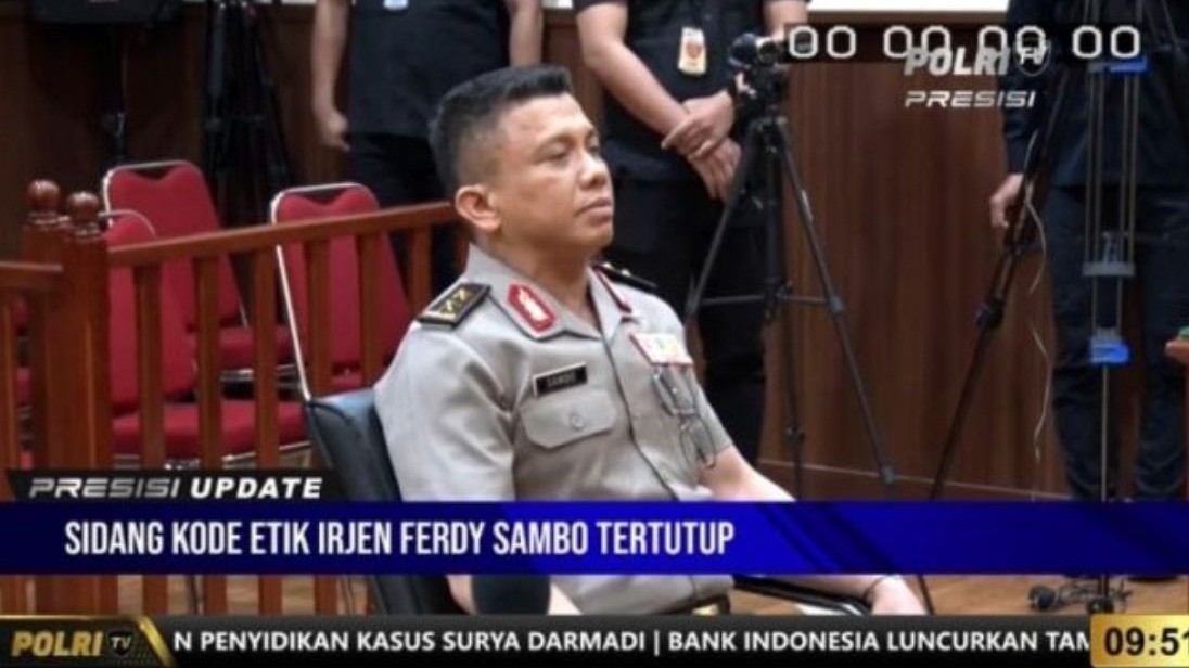 Polri Ngaku Belum Terima Memori Banding Pemecatan Irjen Pol Ferdy Sambo
