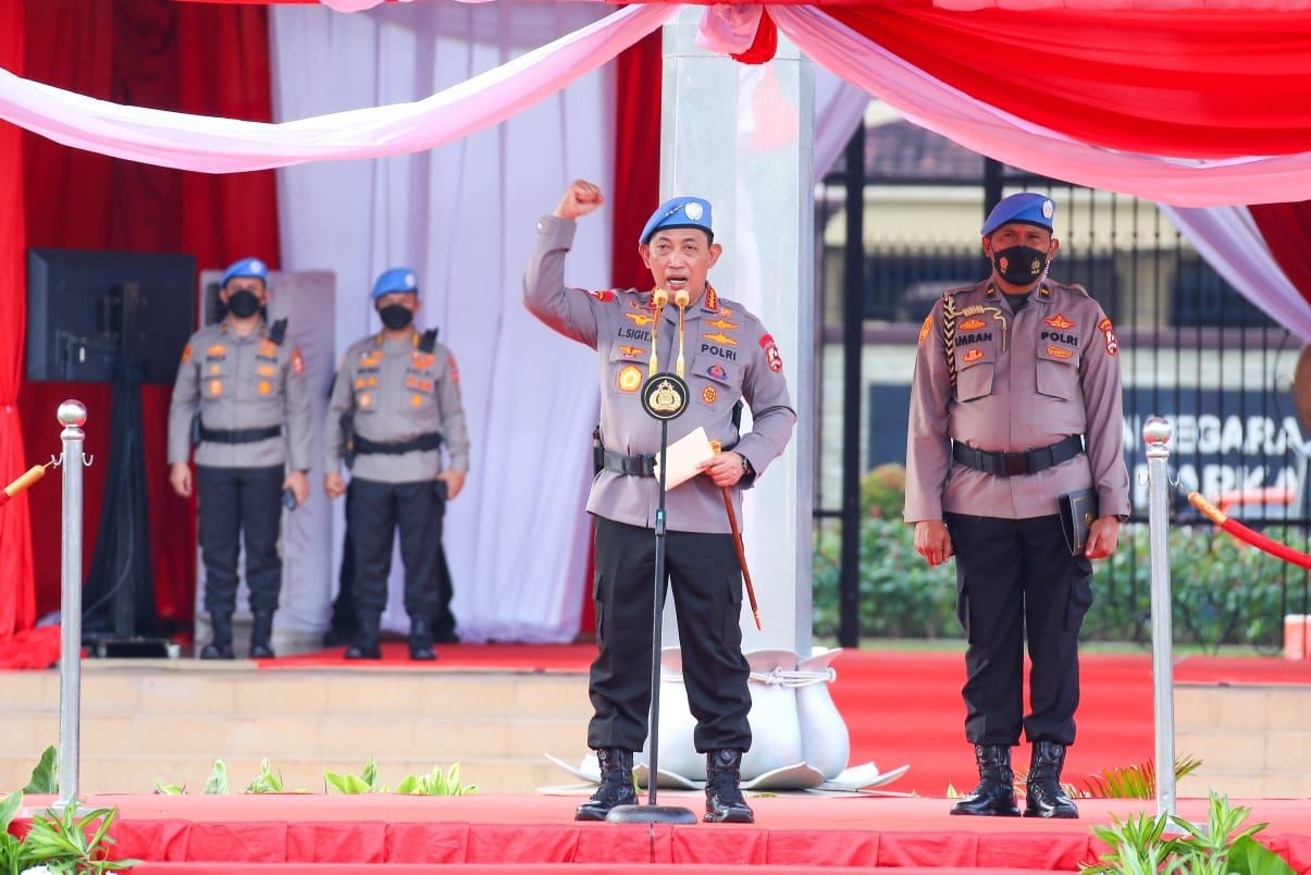 Lepas Pasukan Perdamaian PBB, Ini Pesan Kapolri