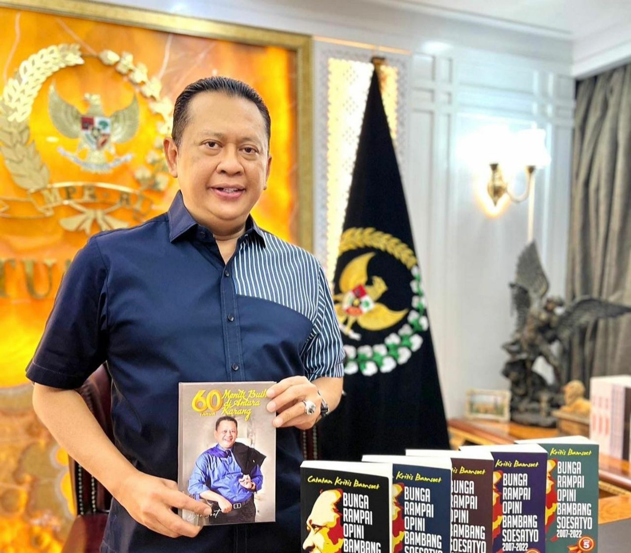 Meniti Buih di Antara Karang, Buku Untuk 60 Tahun Bamsoet Diluncurkan 10 September 2022