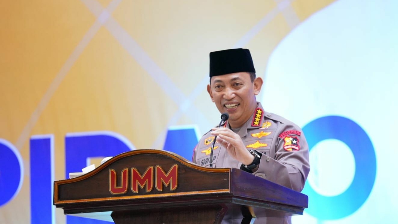 Di Hadapan Angkatan Muda Muhammadiyah Kapolri Paparkan Pentingnya Jaga Persatuan