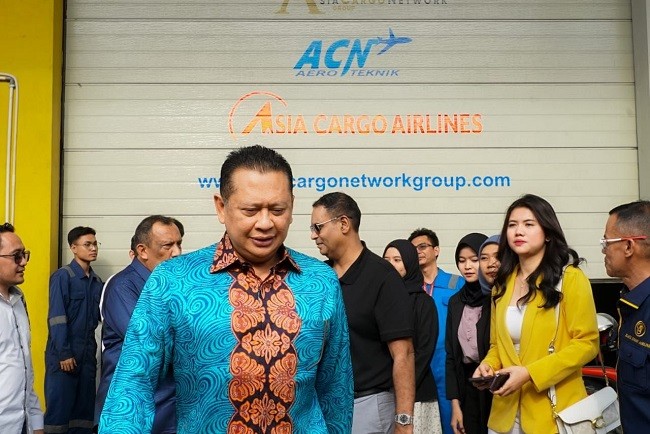 Kunjungi PT ACN Aero Teknik, Ketua MPR RI Dukung Pembangunan Kertajati Aircraft Maintenance
